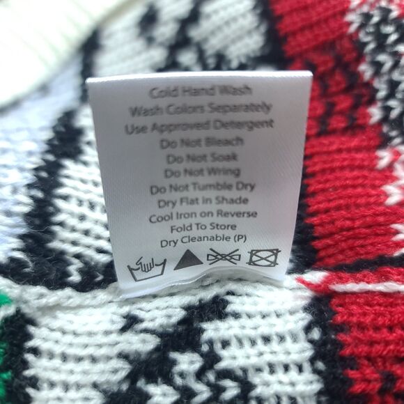 GhostFace Ghost Face Scream Ugly Christmas Holiday Ugly Sweater Large Size L EUC - Picture 8 of 13